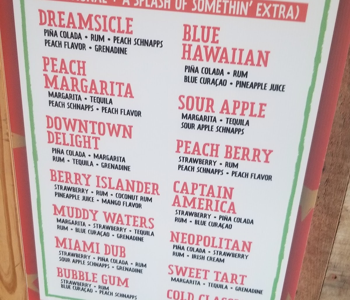 Menu Nellie's Chicken And Daiquiris-6
