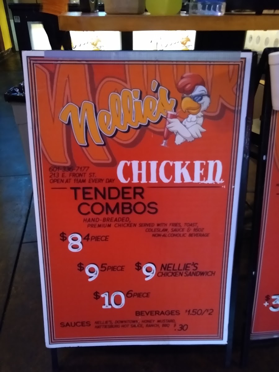 Menu Nellie's Chicken And Daiquiris-9