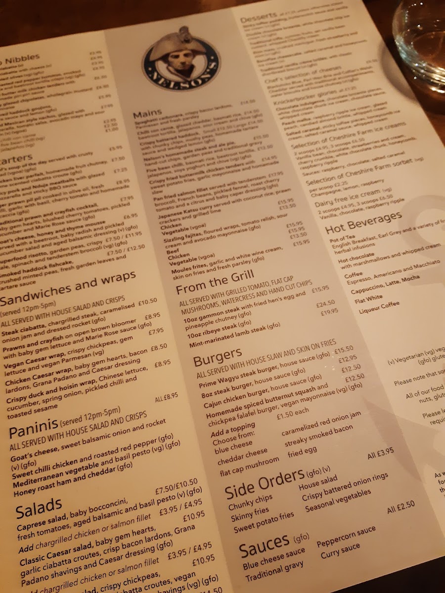 Menu Nelson's-3