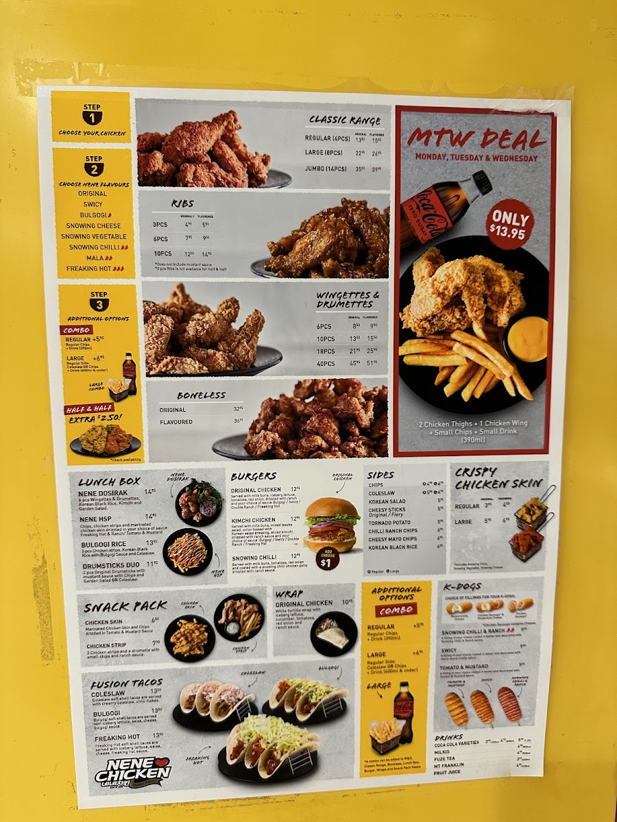 Menu Nene Chicken Macquarie-3