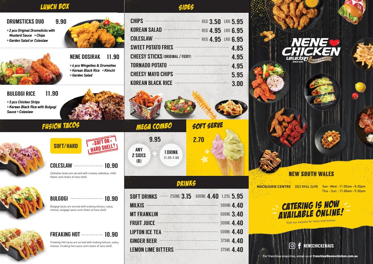 Menu Nene Chicken Macquarie-5