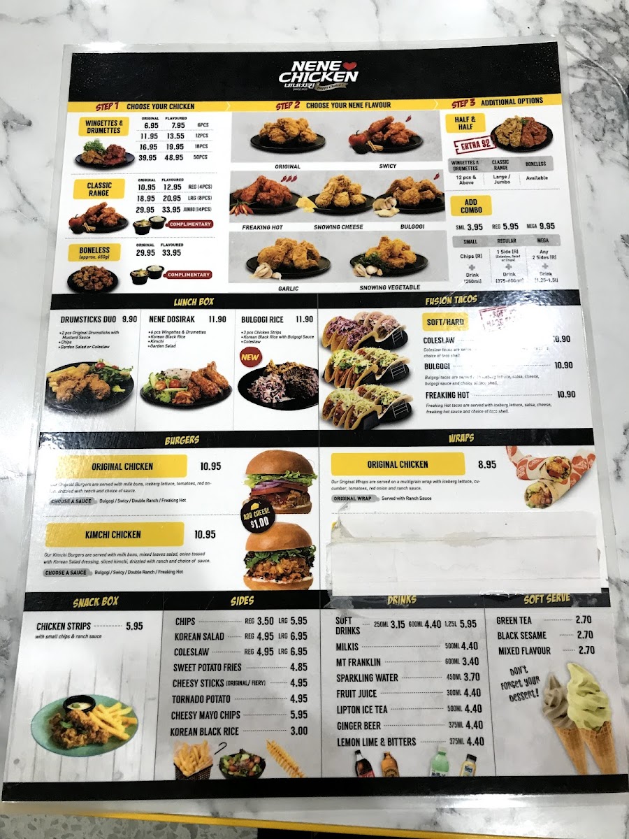 Menu Nene Chicken Macquarie-9