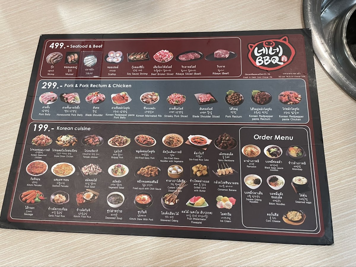 Menu Nene Korean Bbq Buffet-1