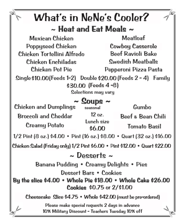 Menu Nene’S Dishes-8