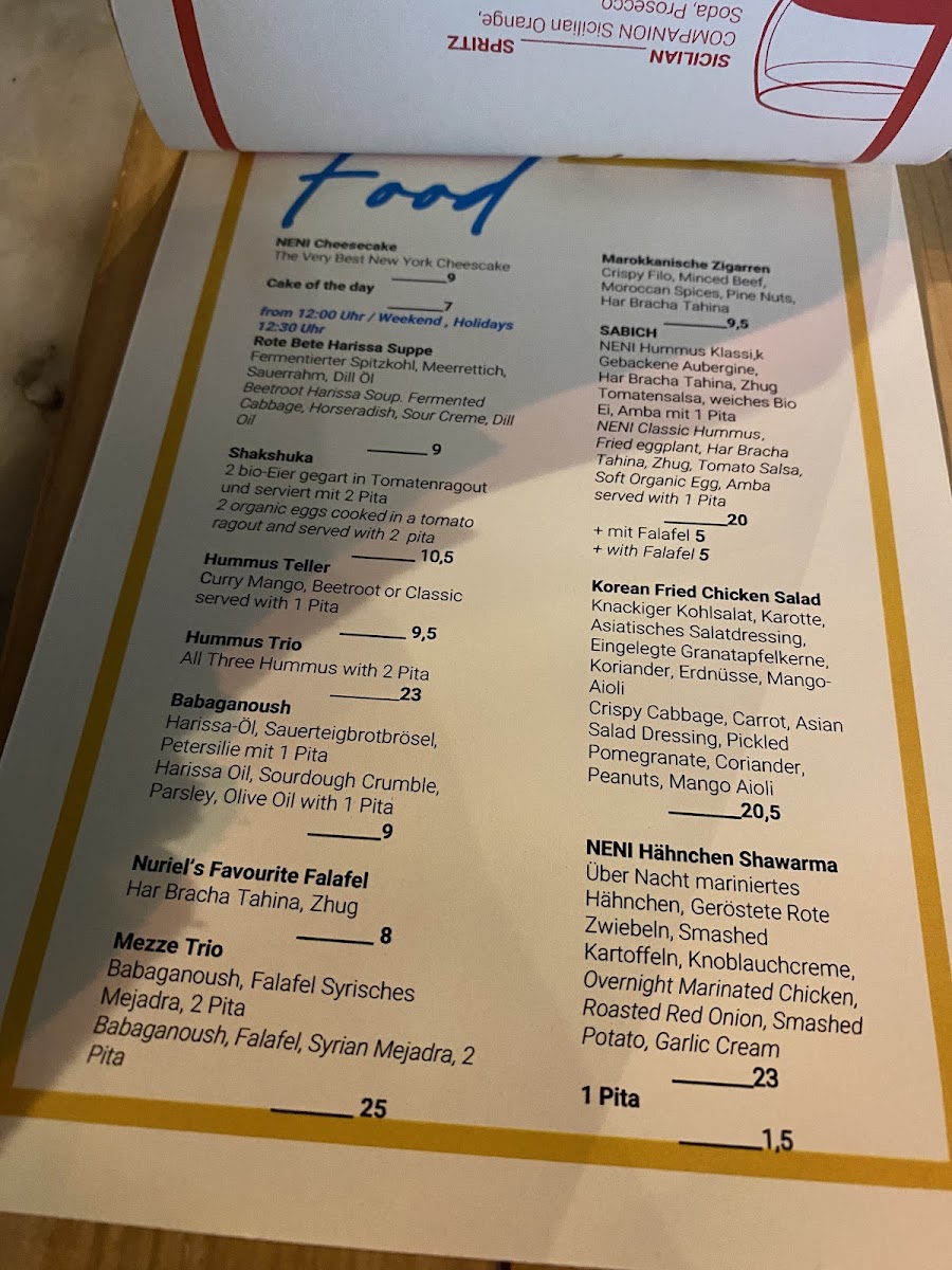 Menu Neni Munchen-3