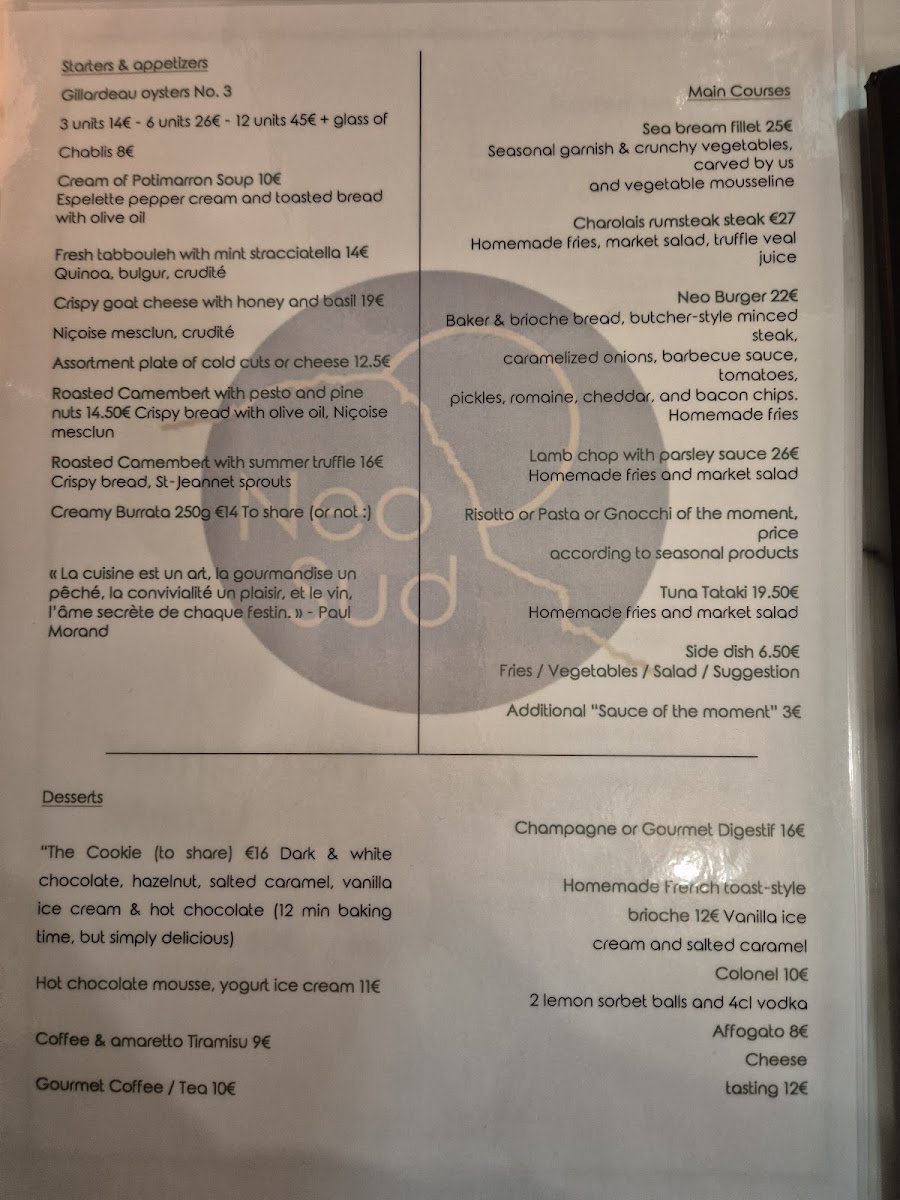 Menu Neosud-6