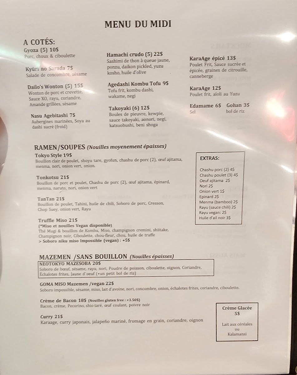 Neotokyo Menu-1