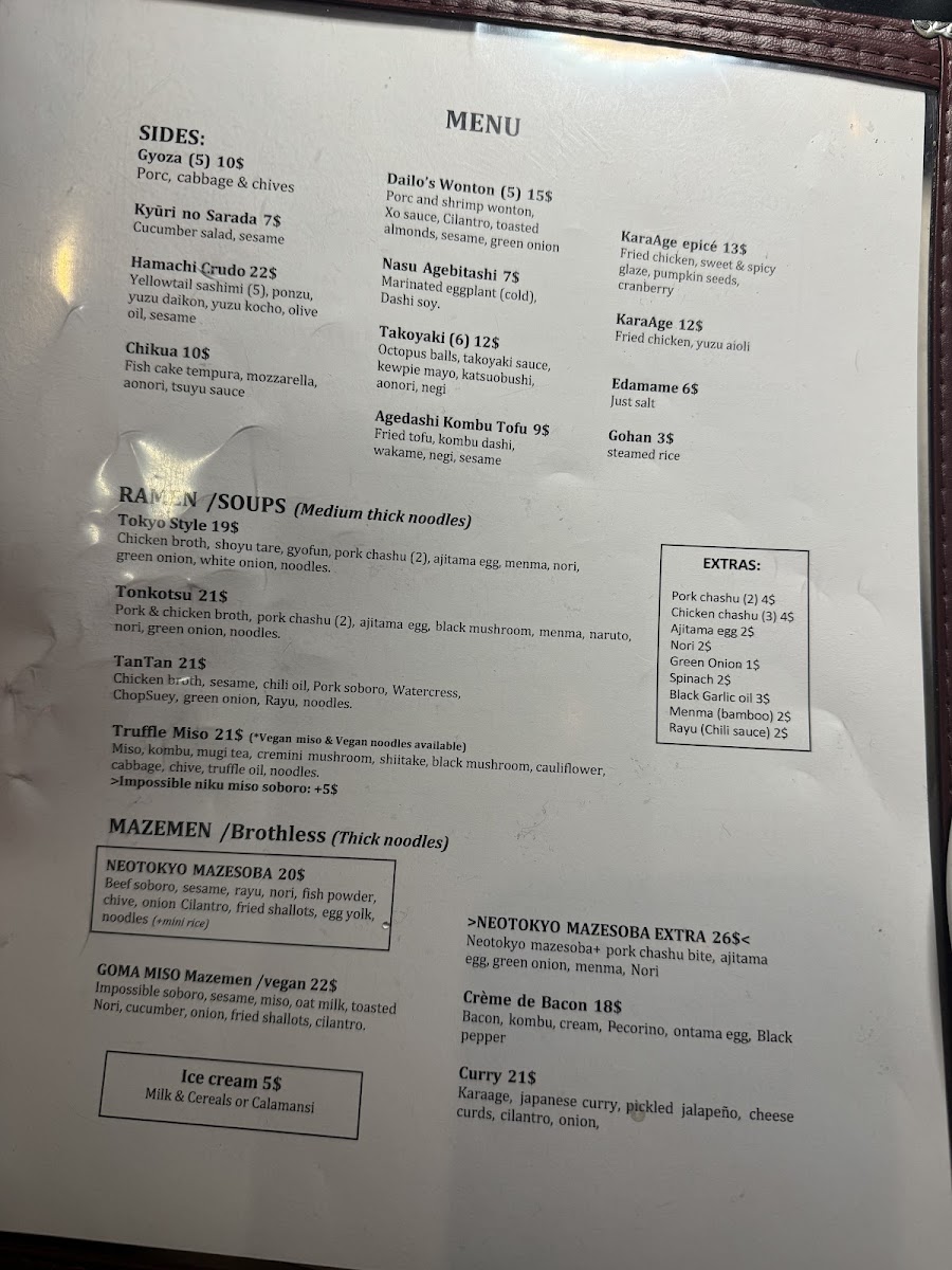Neotokyo Menu-4