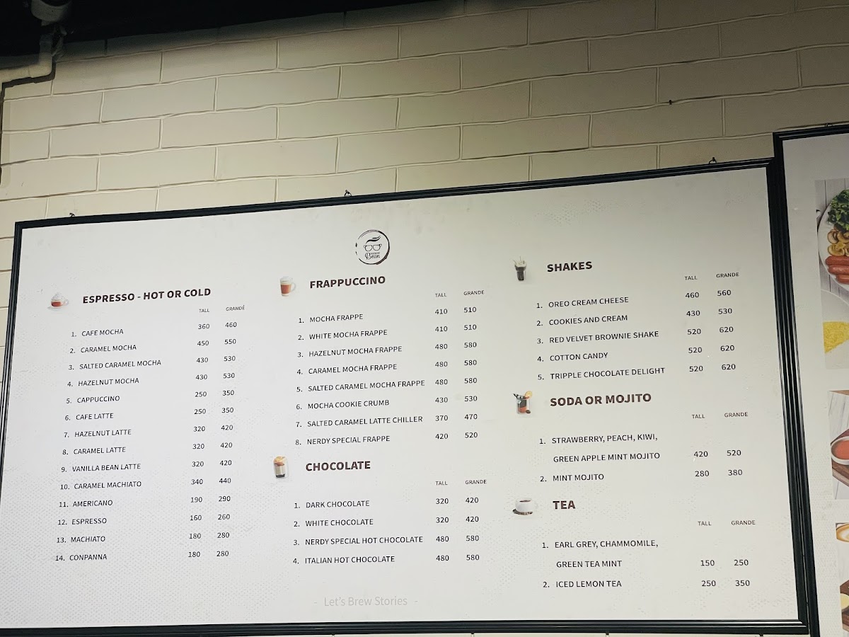Menu Nerdy Bean Coffee House-2