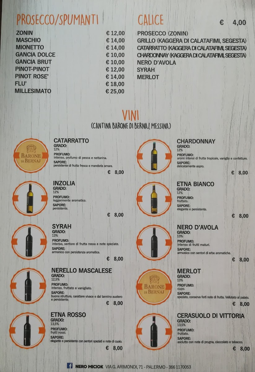 Menu Nero Miciok-1