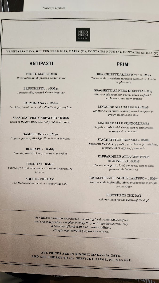 Menu Nero Nero - Penang-6