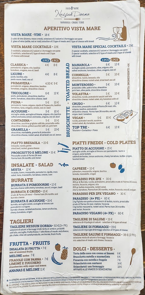 Menu Nessun Dorma-10