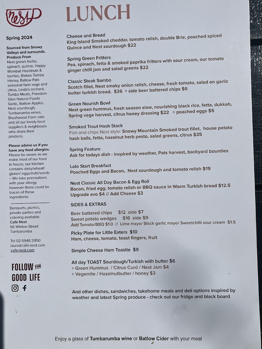 Menu Nest Cinema Cafe Books-4