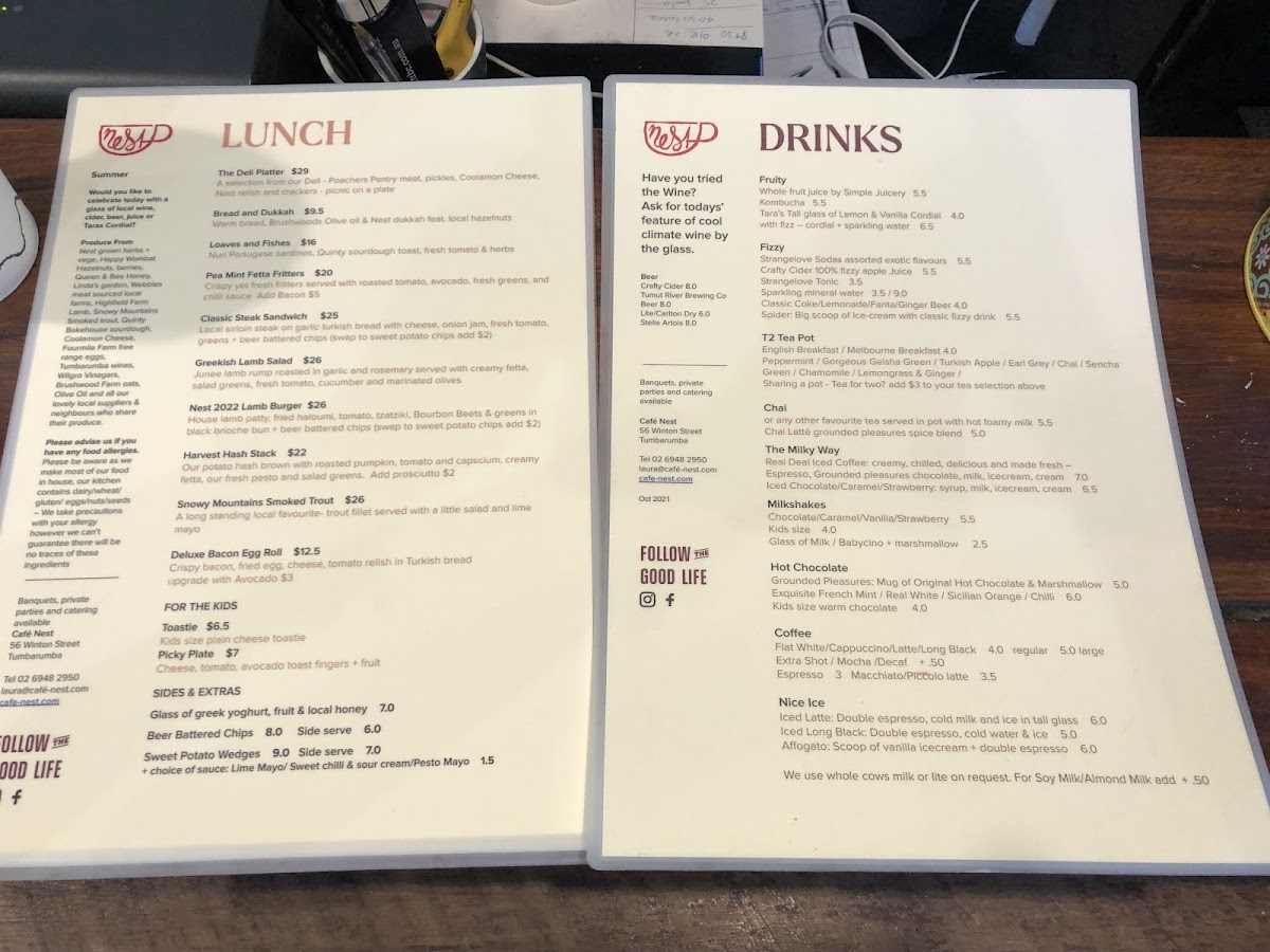 Menu Nest Cinema Cafe Books-7