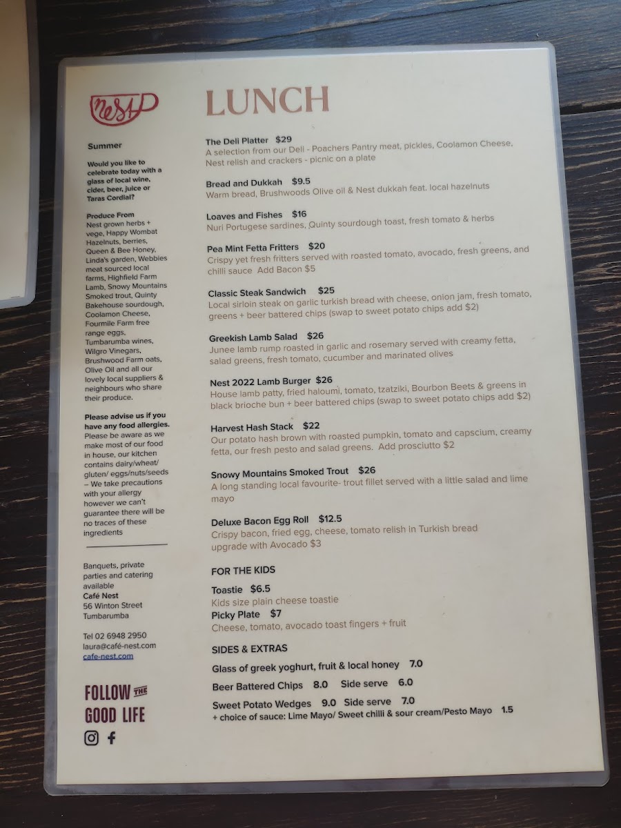Menu Nest Cinema Cafe Books-8