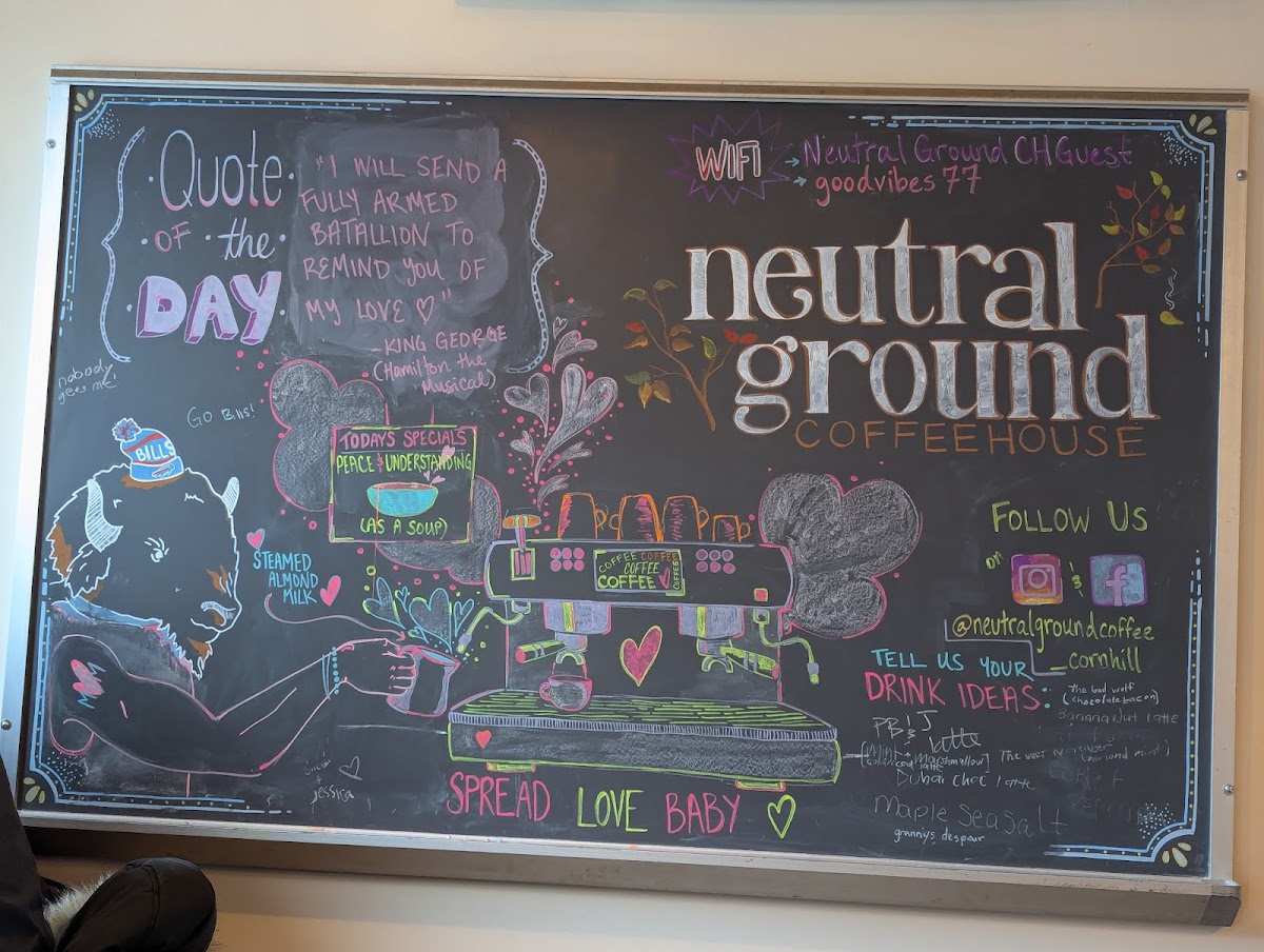 Menu Neutral Ground Coffeehouse - Pittsford-6