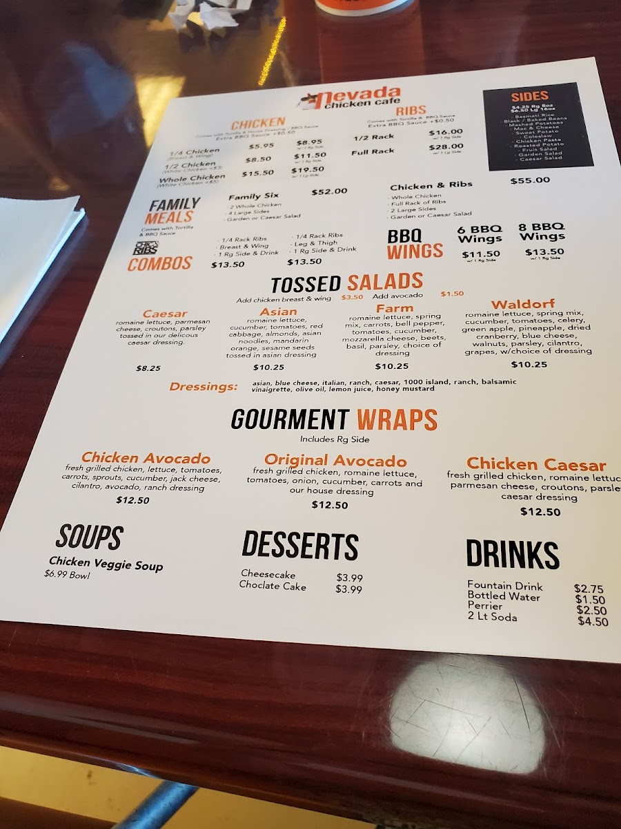 Menu Nevada Chicken Cafe-3