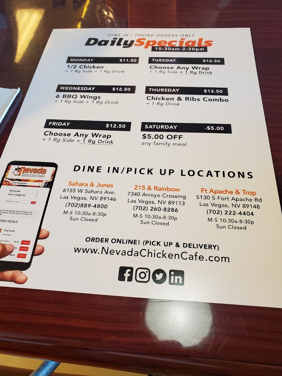 Menu Nevada Chicken Cafe-4