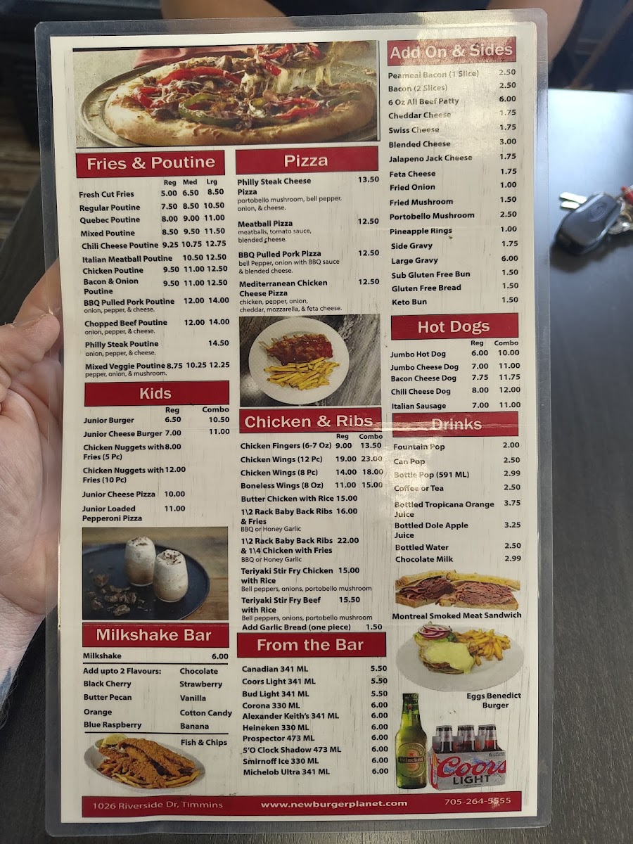 Menu New Burger Planet Inc.-5