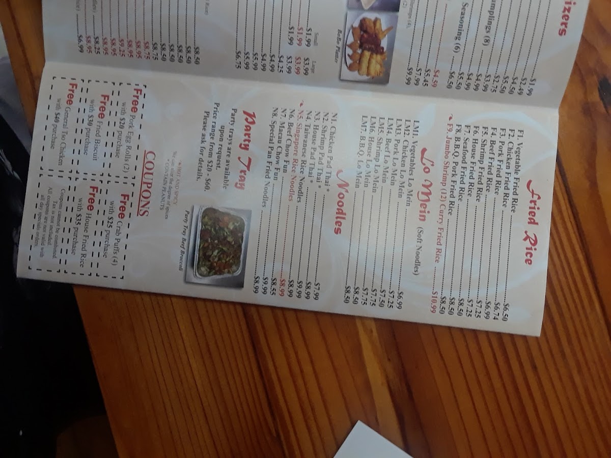Menu New China Garden-10