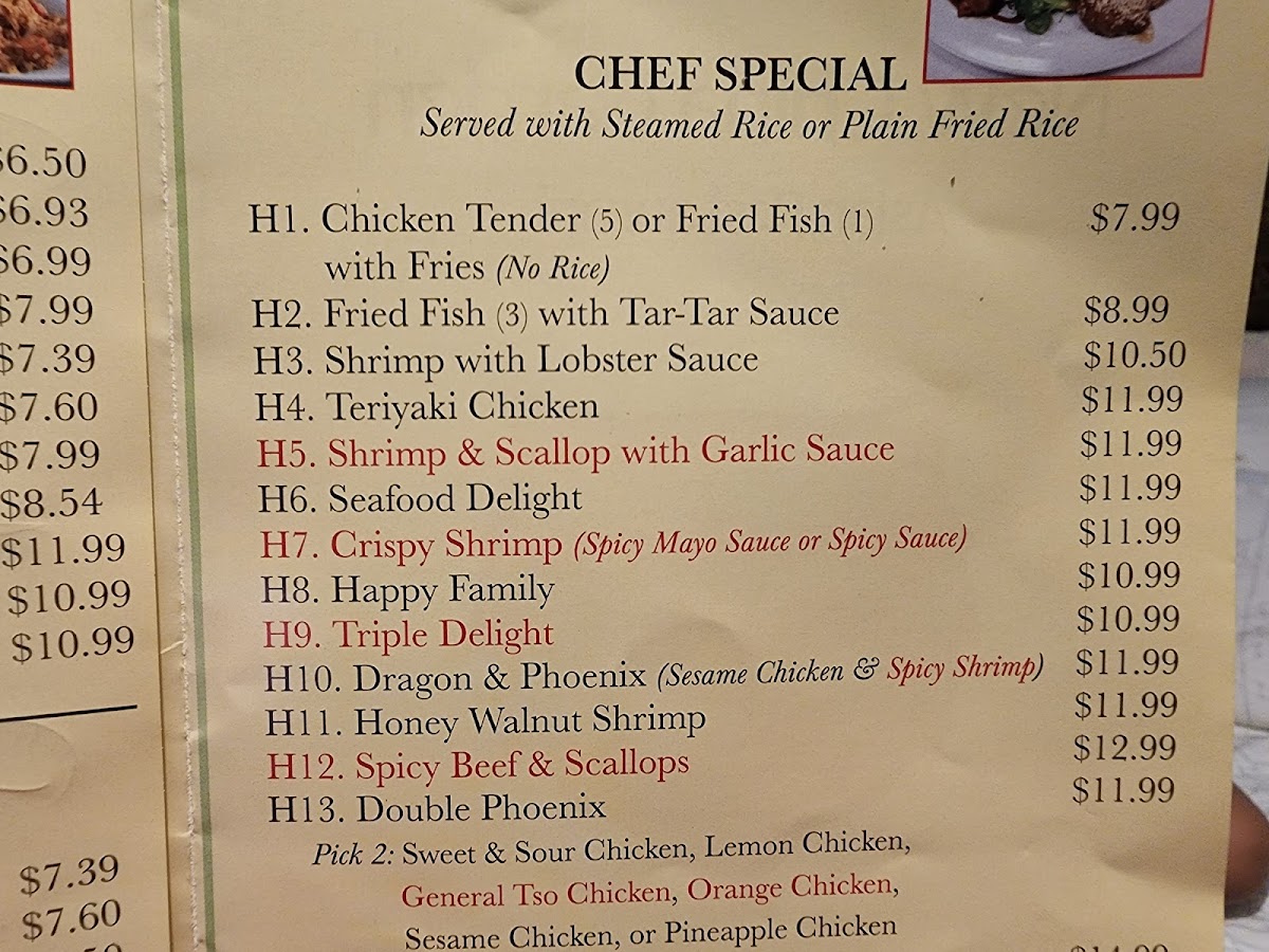 Menu New China Garden-3