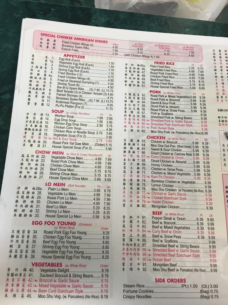 Menu New China King-2