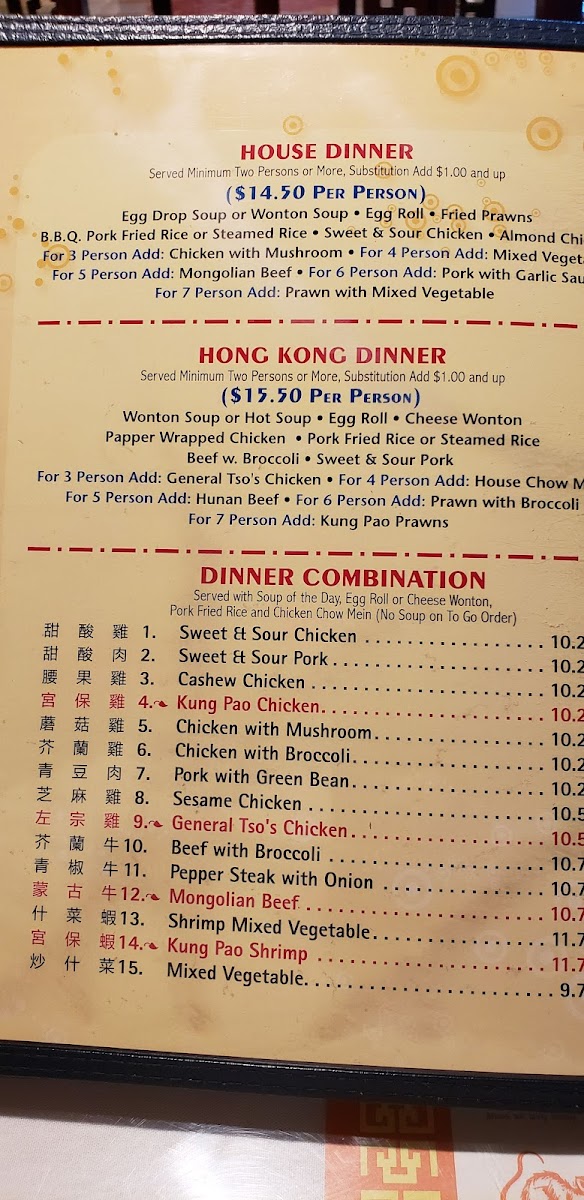 Menu New China Restaurant-5