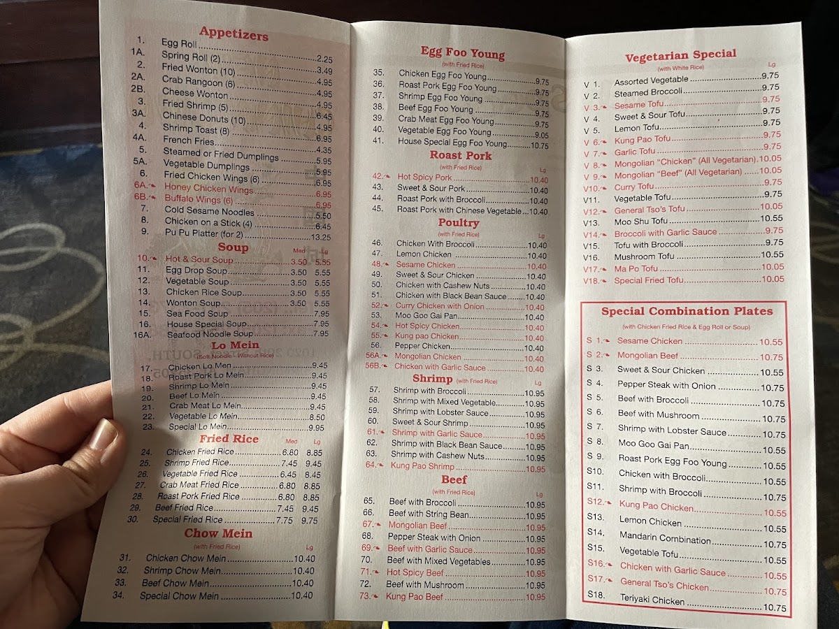 Menu New China Town-1