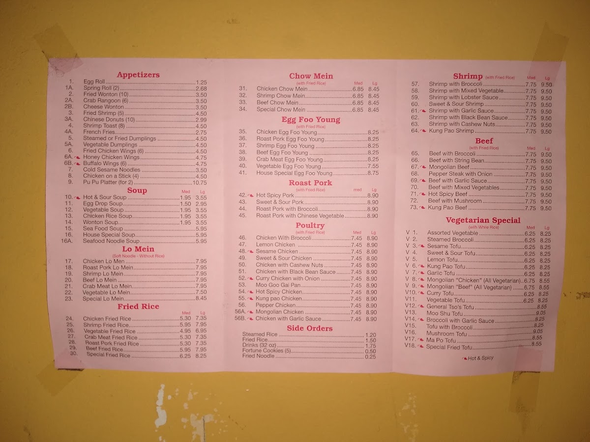 Menu New China Town-2
