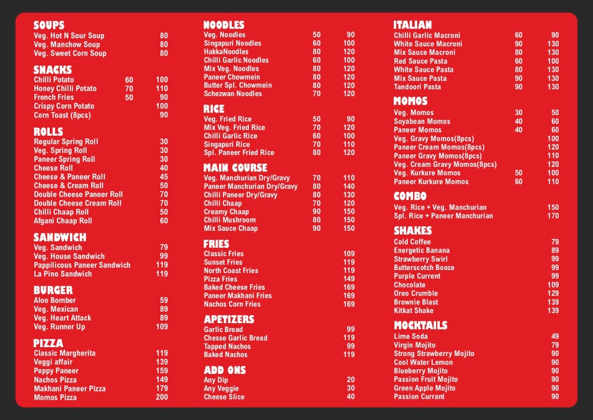 Menu New Chinese Food Plaza-4