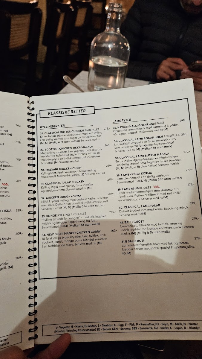 Menu New Delhi-3