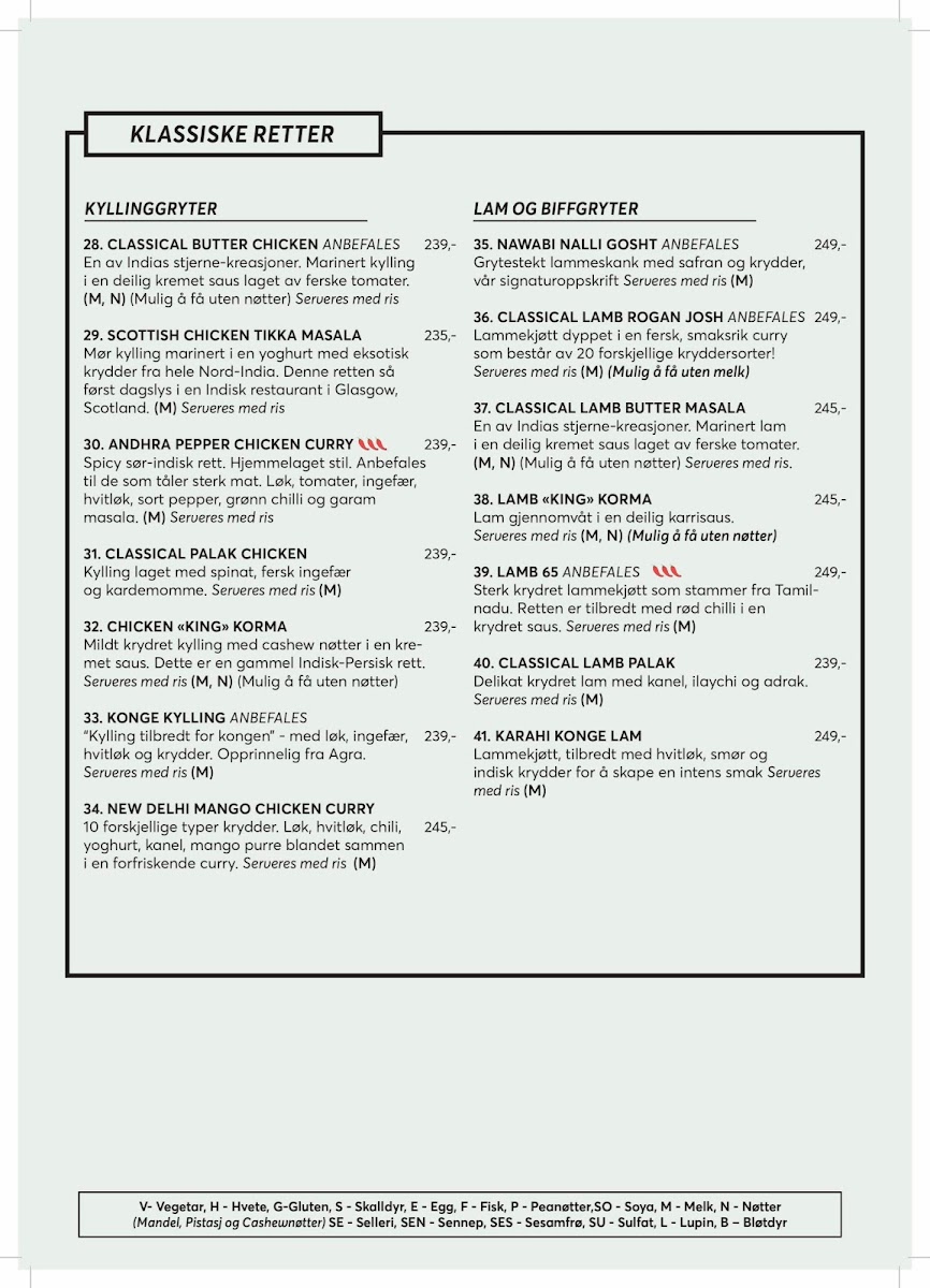 Menu New Delhi-4