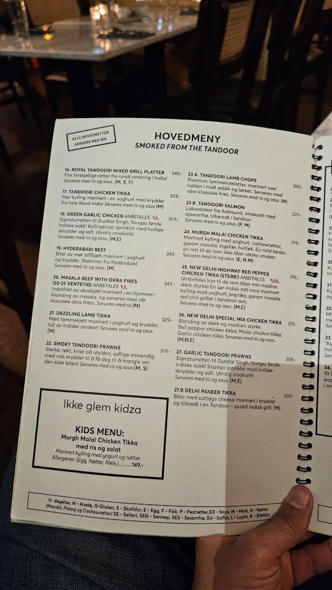 Menu New Delhi-6