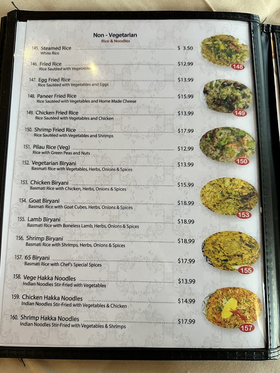 Menu New Flavor Of India-2