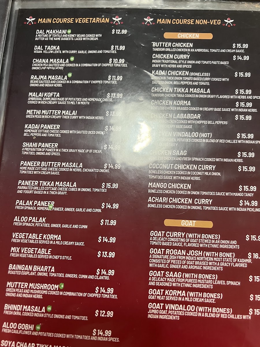 Menu New Gurkha Indian Restaurant & Bar-1