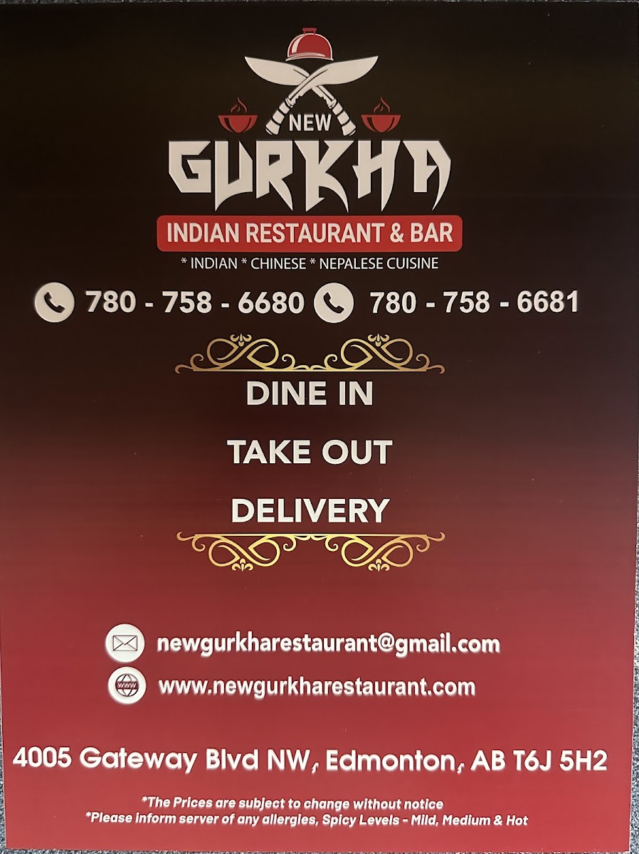 Menu New Gurkha Indian Restaurant & Bar-2