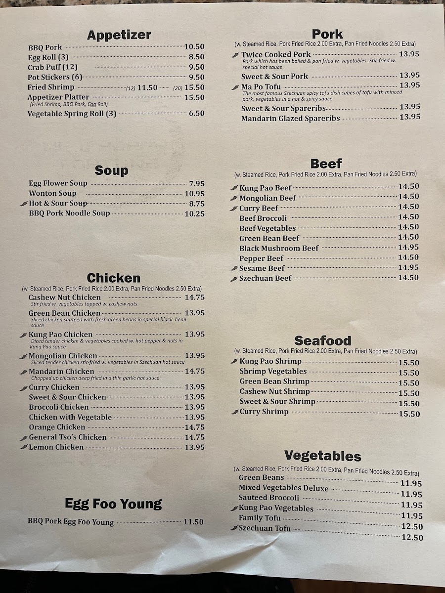 Menu New Happy Fortune | Chinese Restaurant-1
