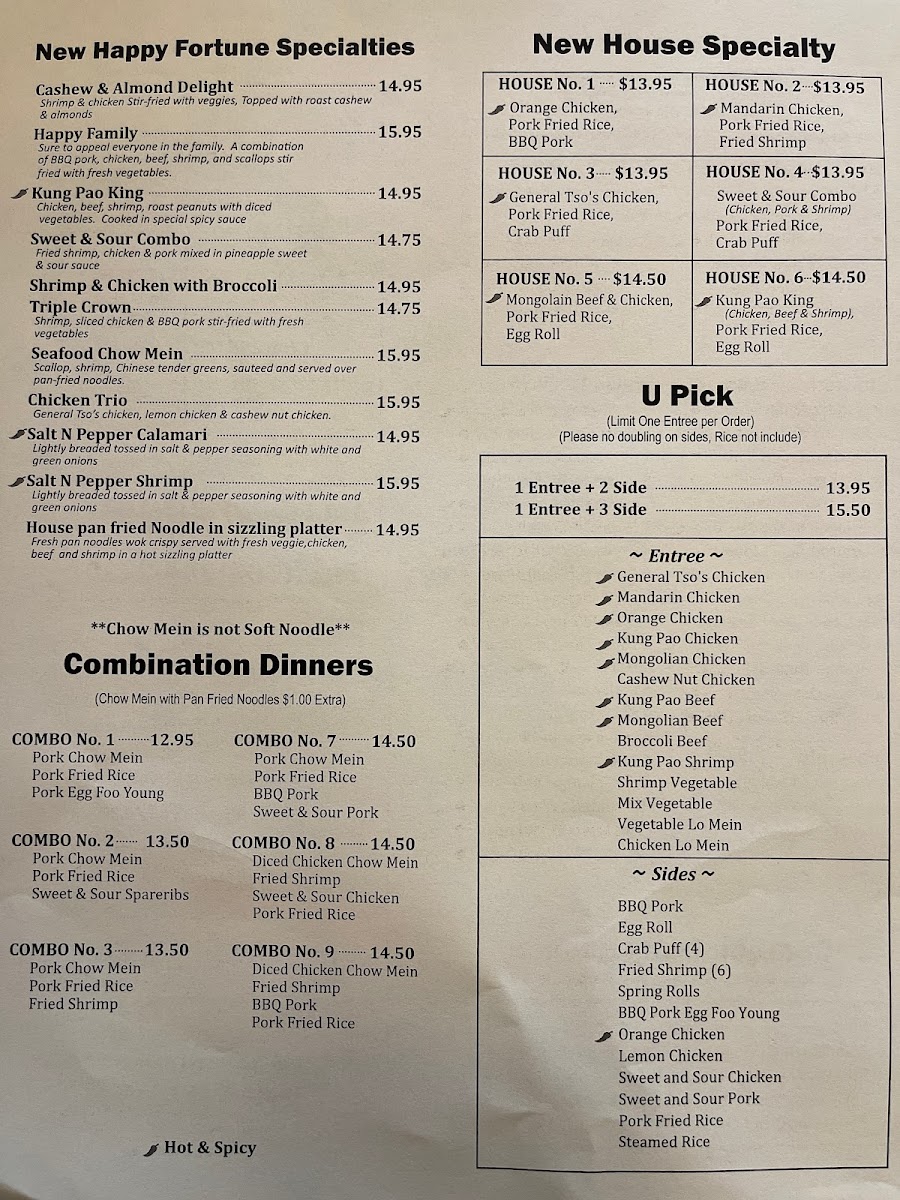 Menu New Happy Fortune | Chinese Restaurant-4