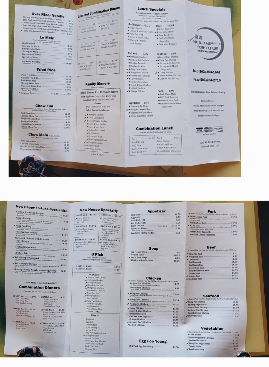 Menu New Happy Fortune | Chinese Restaurant-7