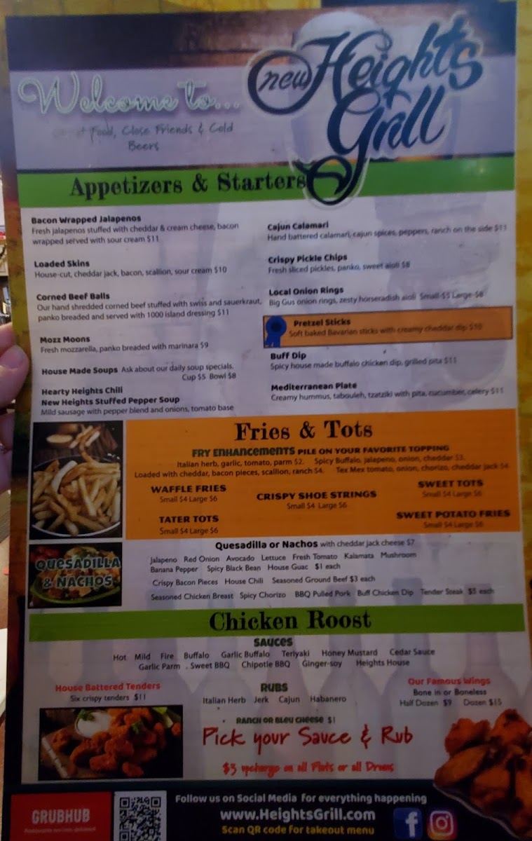Menu New Heights Grill-3