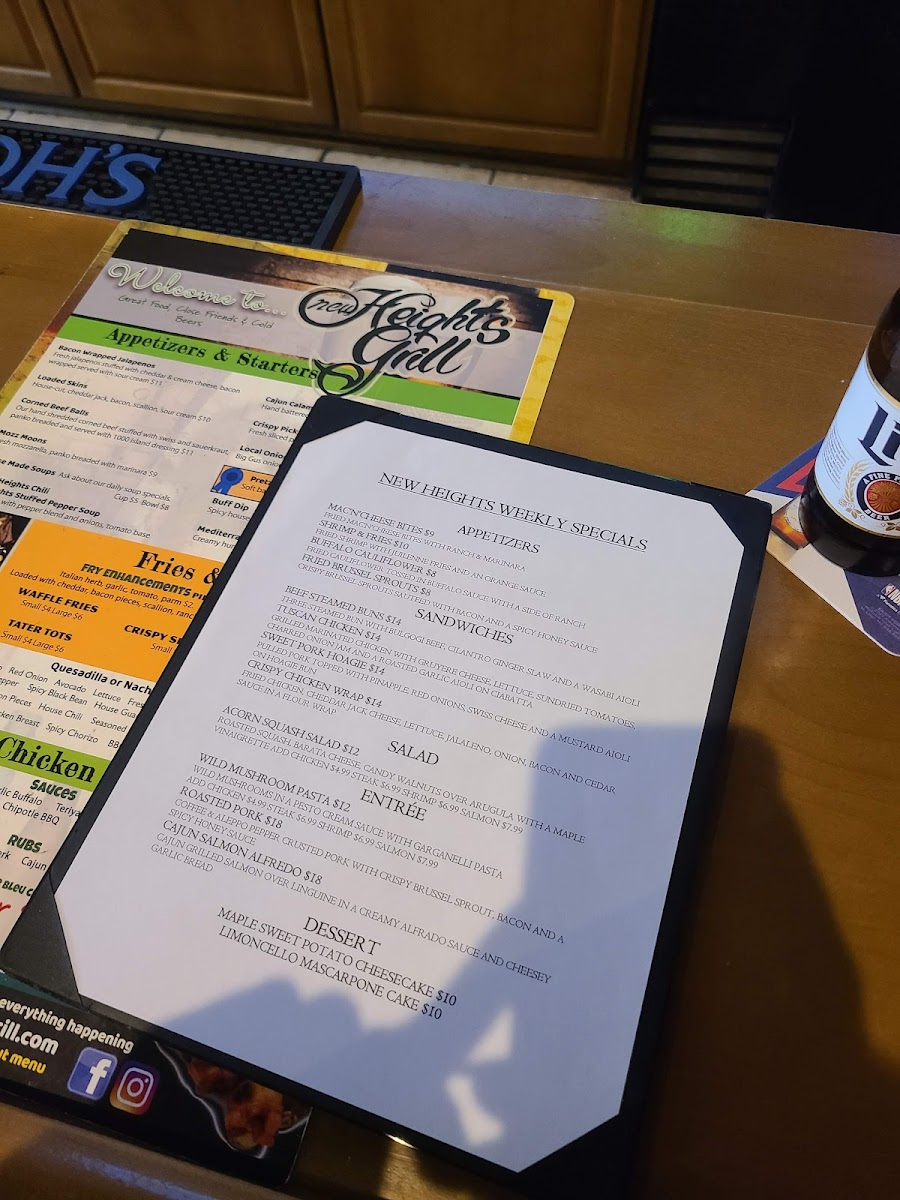 Menu New Heights Grill-6