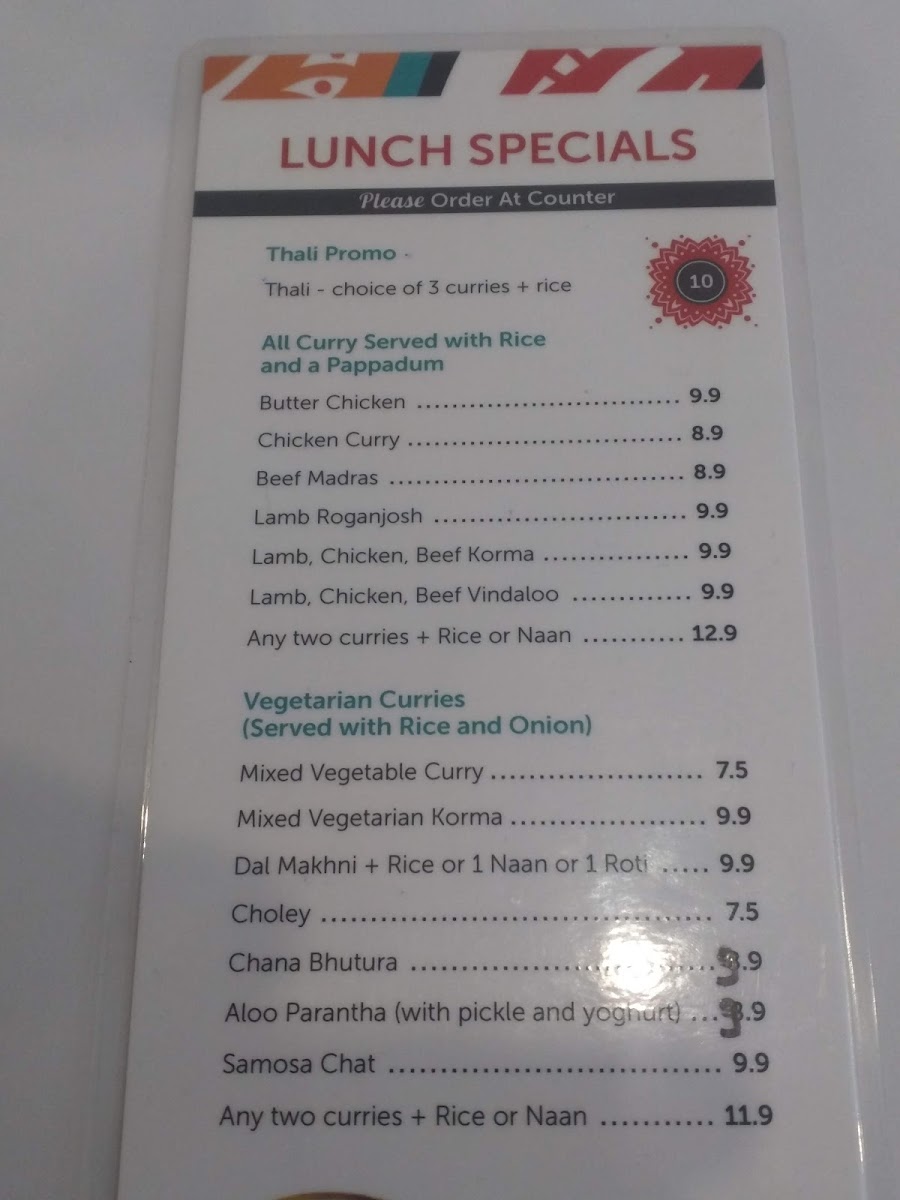 Menu New India Restaurant - Northern Indian Restaurant Adelaide Cbd-1