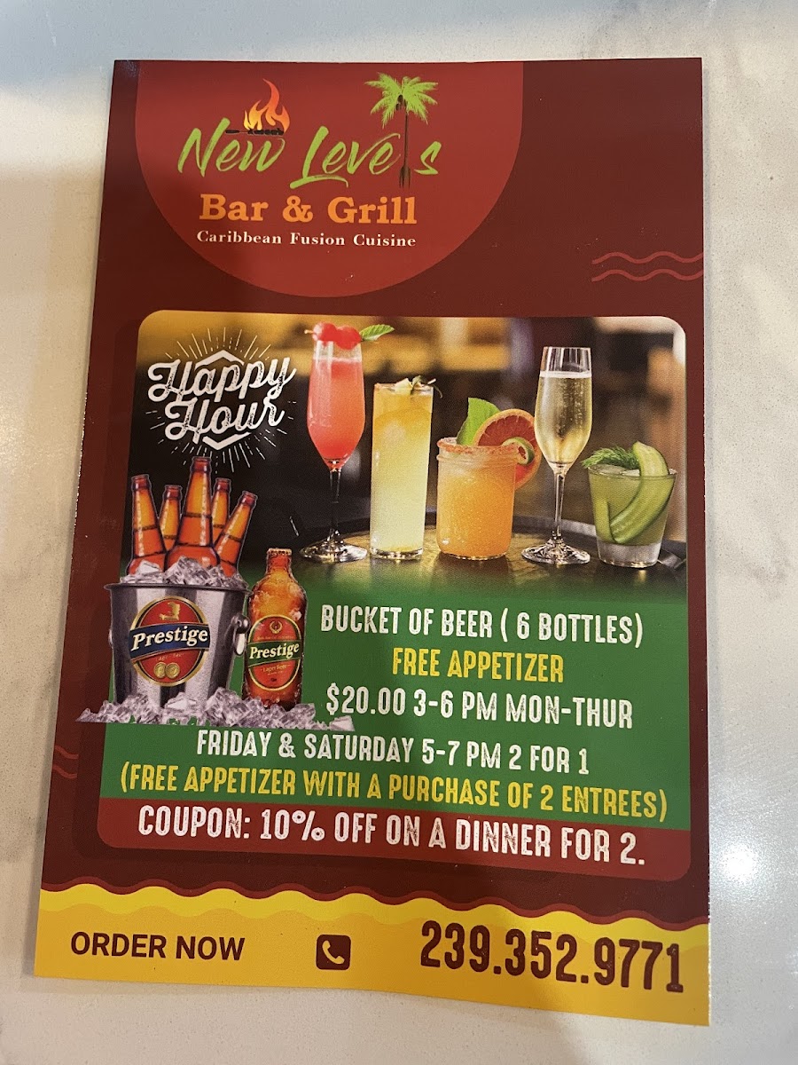 Menu New Level's Bar & Grill-10