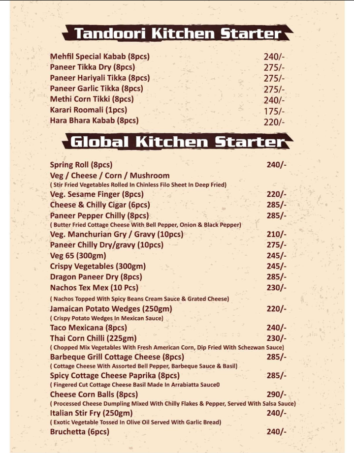 Menu New Mehfil Multicuisine Restaurant-4