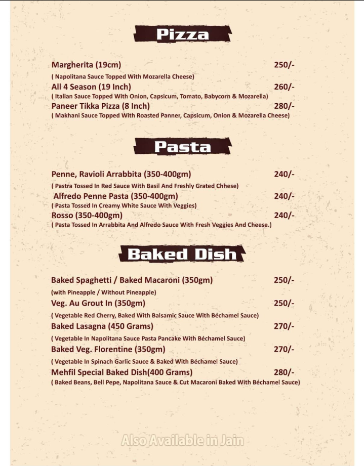 Menu New Mehfil Multicuisine Restaurant-6
