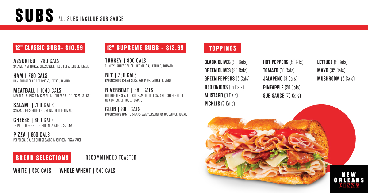 Menu New Orleans Pizza-1