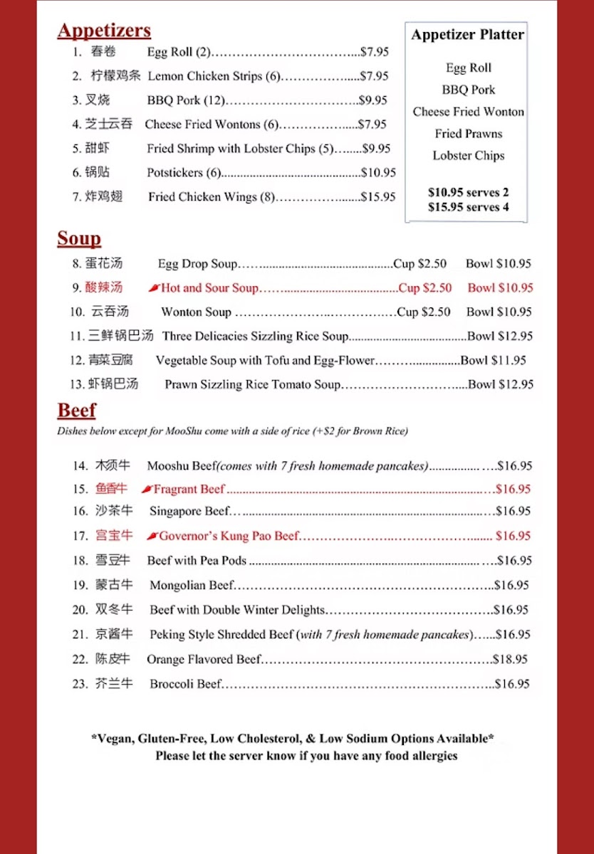 Menu New Peking Wok-1