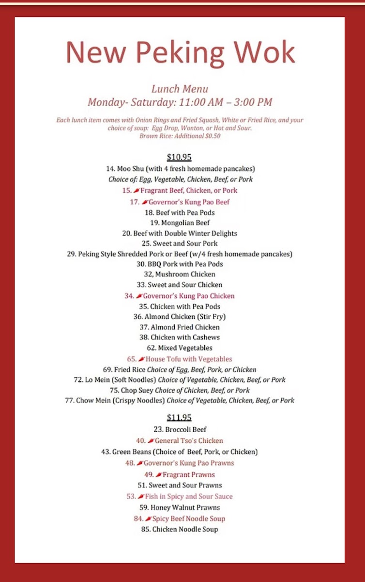 Menu New Peking Wok-4