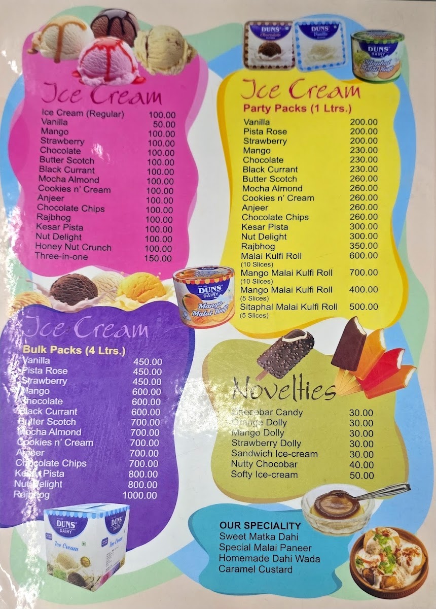 Menu New Poona Cold Drink House-1