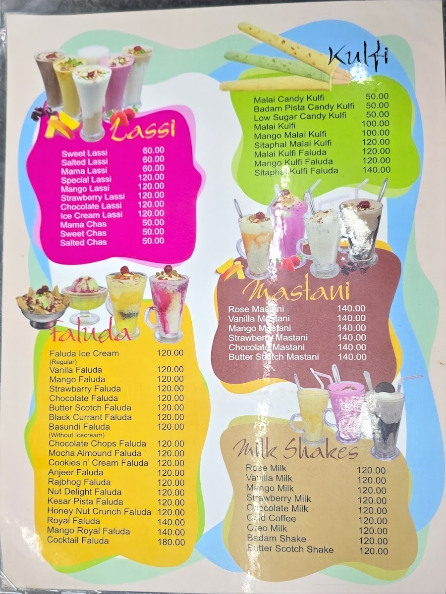 Menu New Poona Cold Drink House-2